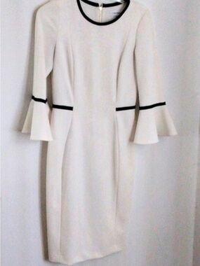 Calvin Klein bell sleeve dress